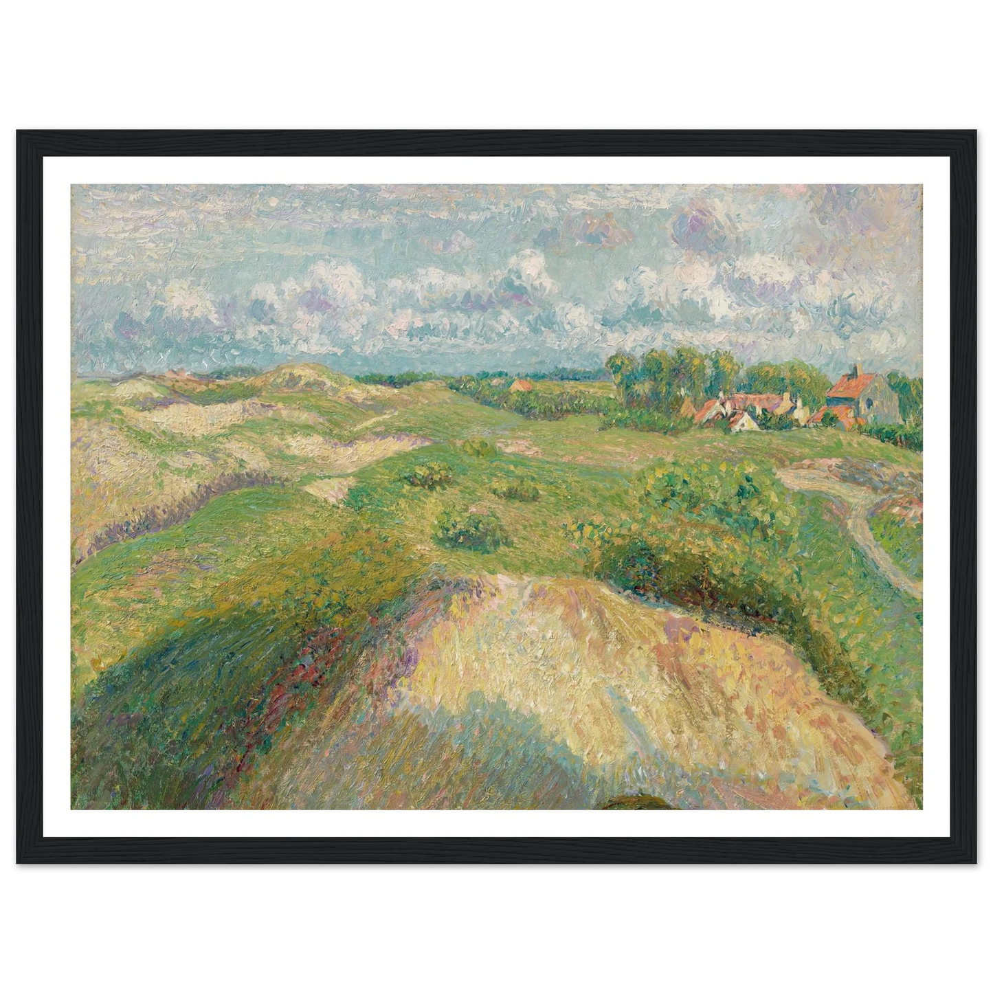 Les dunes à Knokke, effet de soleil (1894-1902) Art Print | Camille Pissarro-Quipham Collections