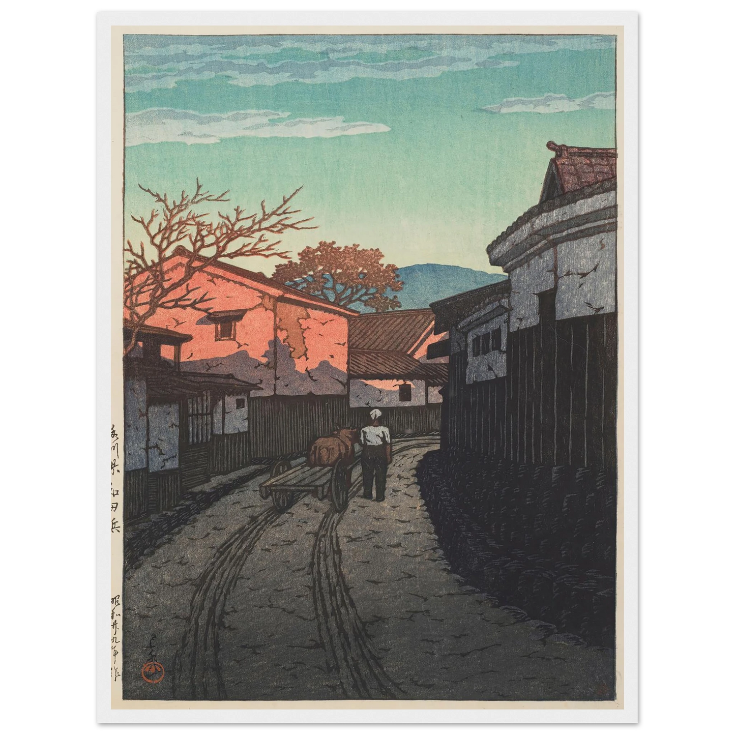 Kagawa-ken Wadahama (Wadahama in Kagawa Prefecture) (1954) Art Print | Kawase Hasui-Quipham Collections