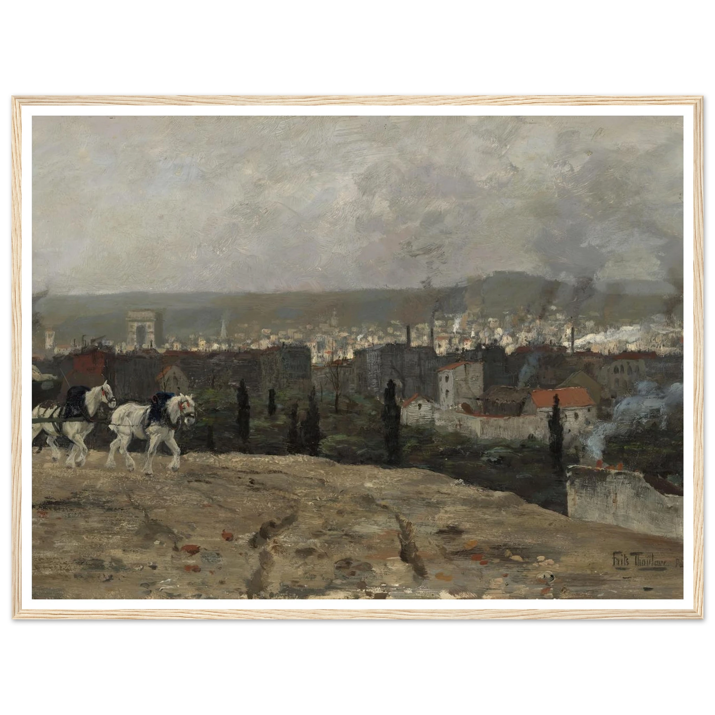 Parisian View (1879) Art Print | Frits Thaulow-Quipham Collections