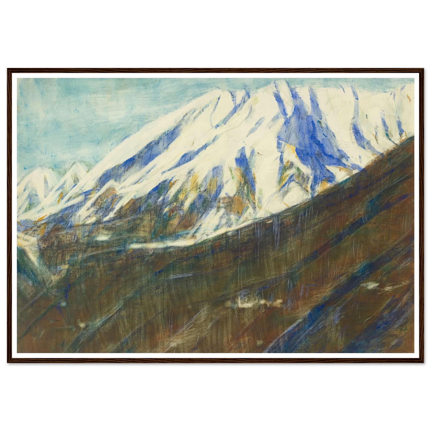 Ghiridone in the snow (Lago Maggiore) (1935) Art Print | Christian Rohlfs-Quipham Collections