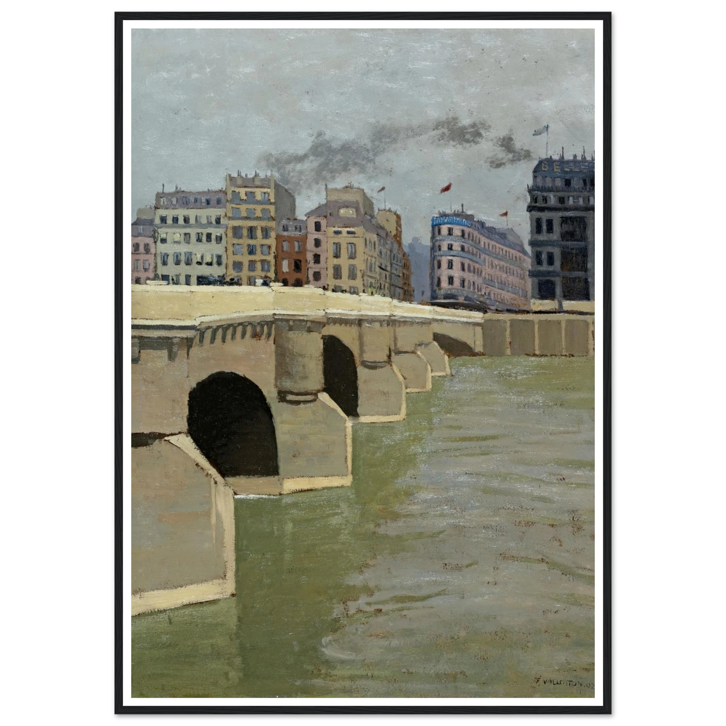 The Pont Neuf Bridge, 1902 Art Print | Felix Vallotton-Quipham Collections