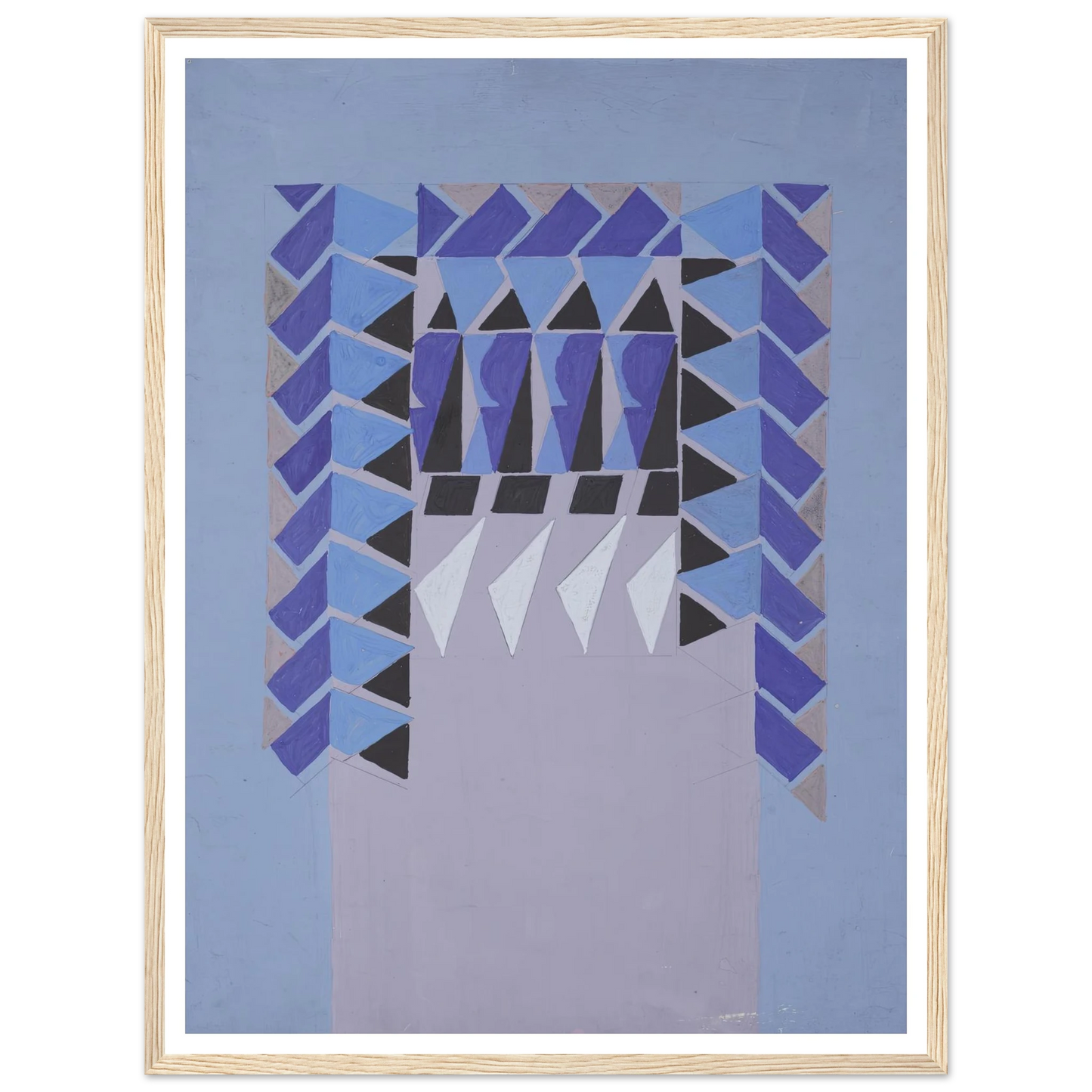 Untitled (Textile design no I) (circa 1925) Art Print | Frances Hodgkins-Quipham Collections