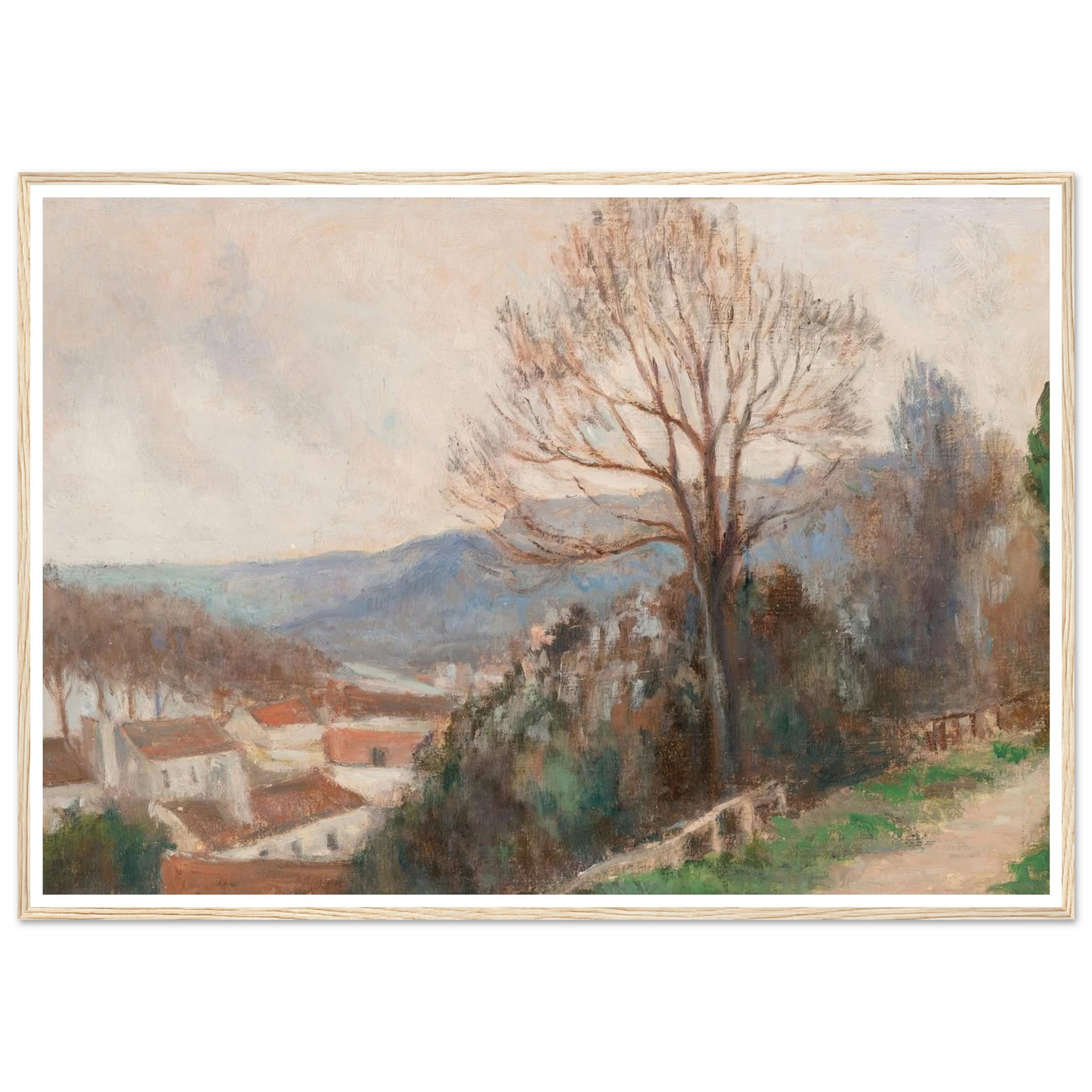 La Seine vue des hauteurs de Rolleboise Art Print | Maximilien Luce-Quipham Collections