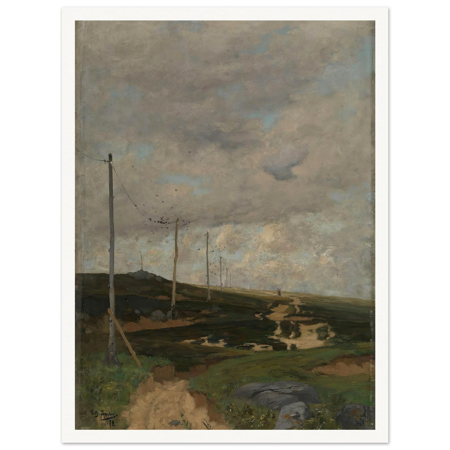 View from Jæren (1878) Art Print | Frits Thaulow-Quipham Collections