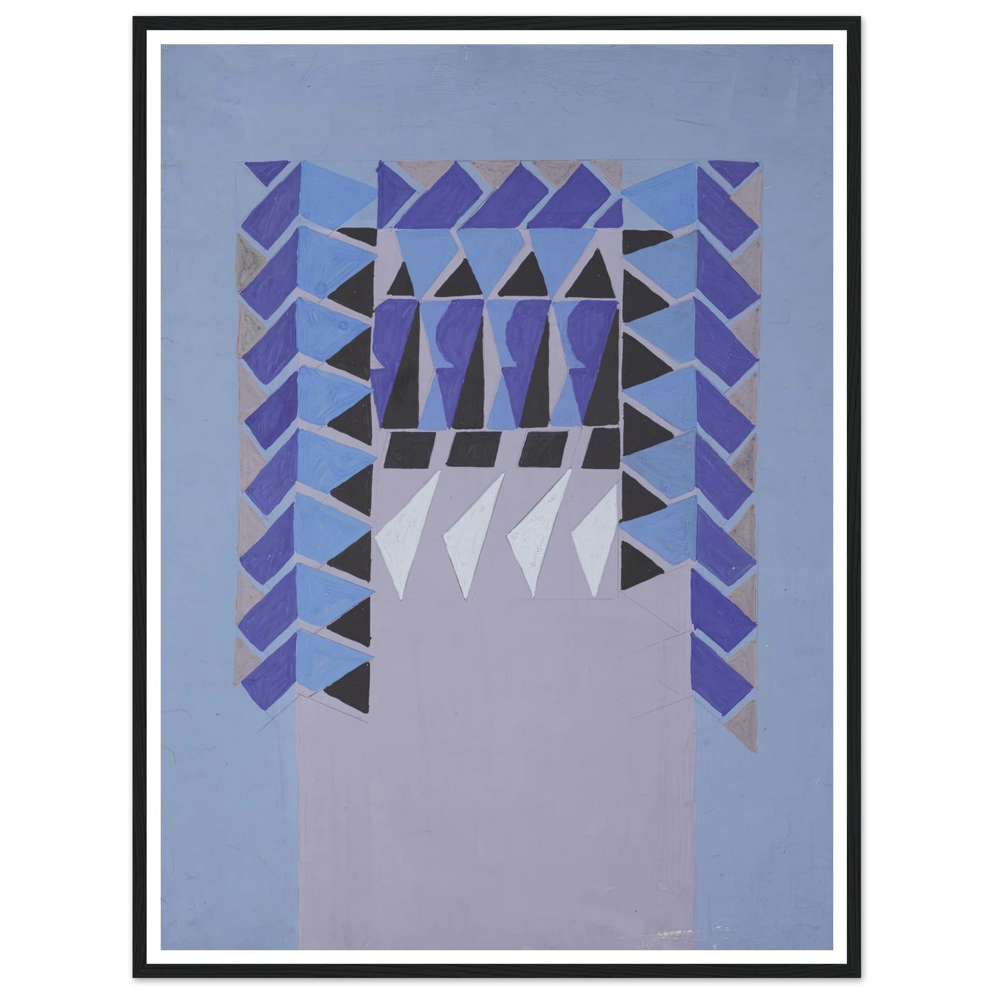 Untitled (Textile design no I) (circa 1925) Art Print | Frances Hodgkins-Quipham Collections