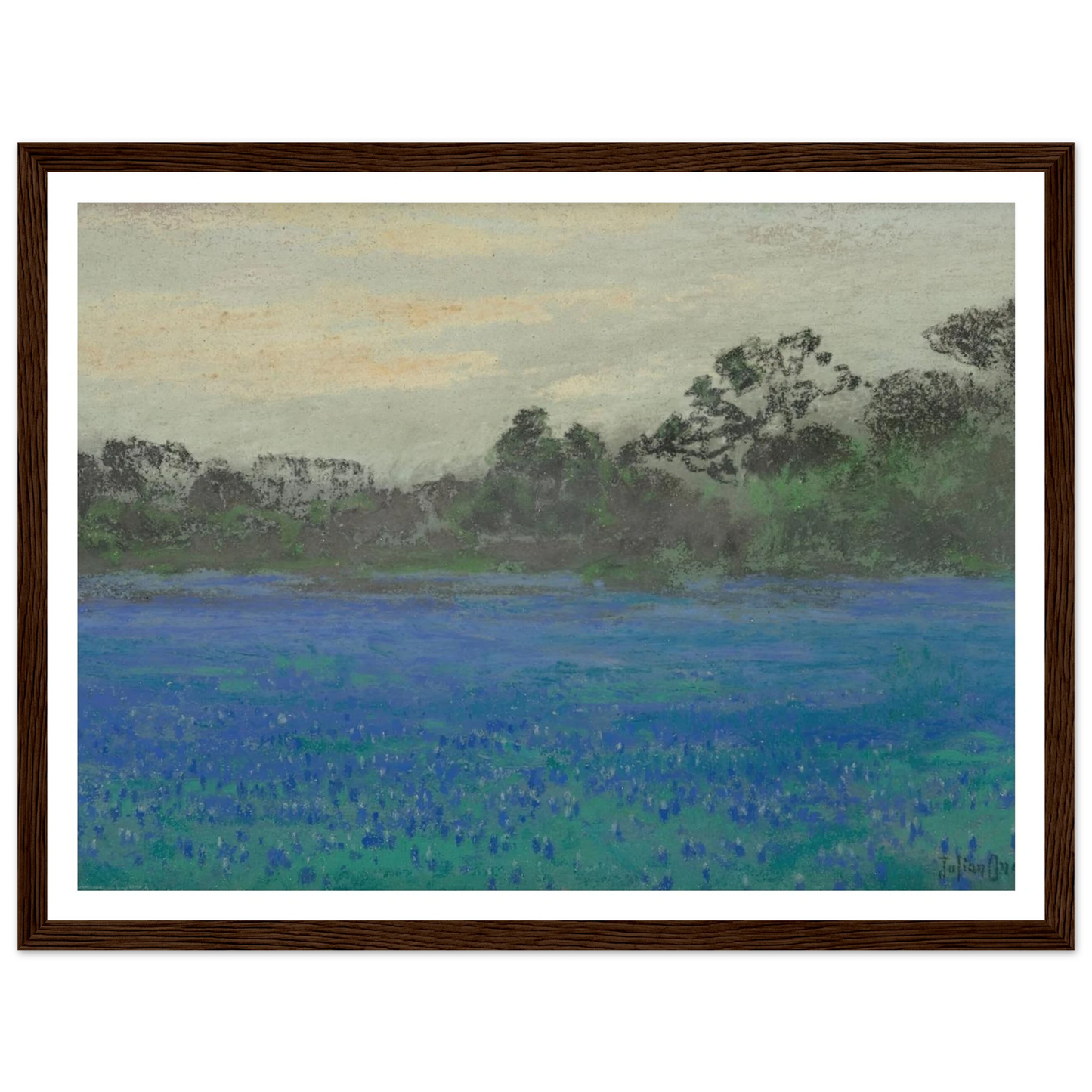 Bluebonnet Field (1921) Art Print | Julian Onderdonk-Quipham Collections