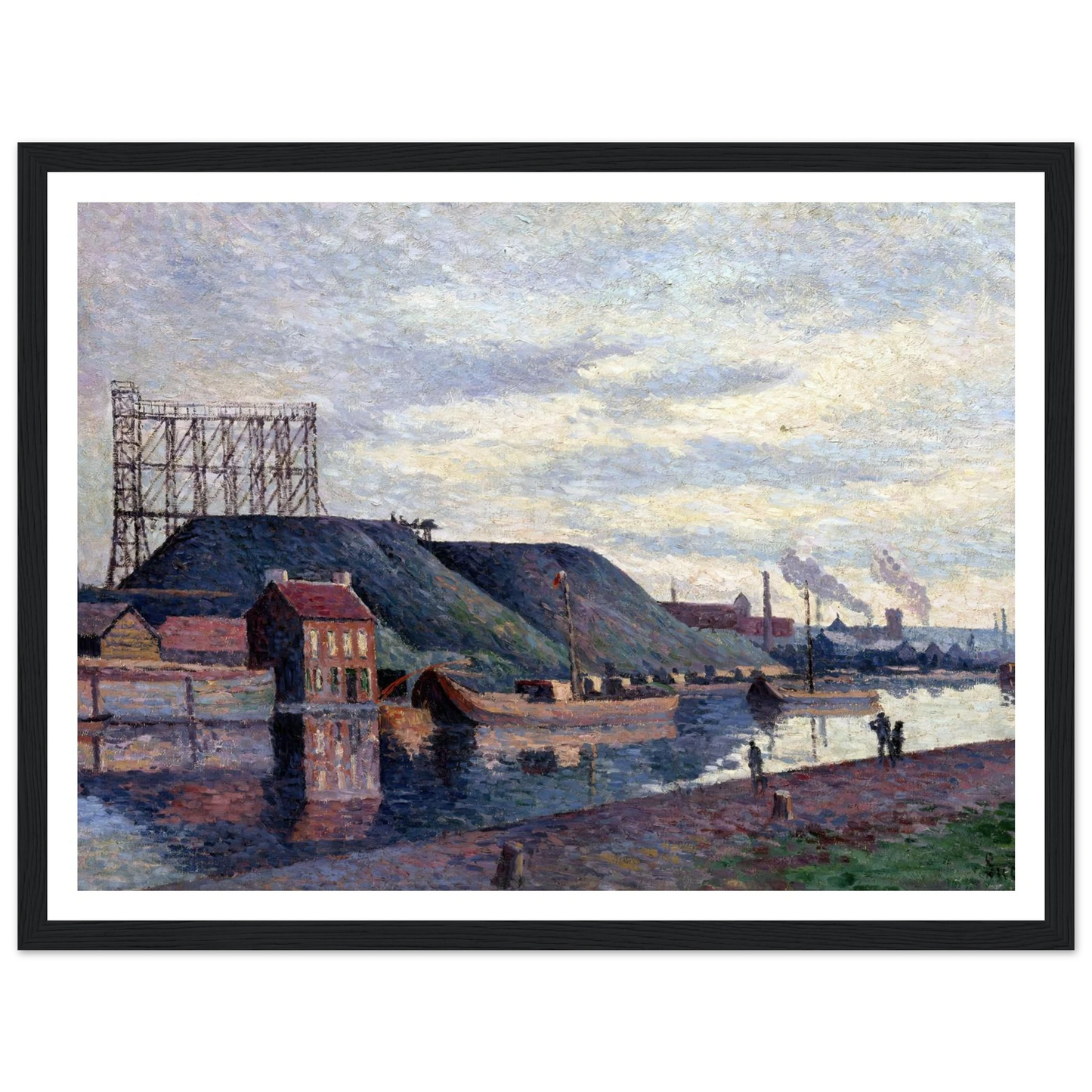 Les terrils de Sacré Madame (1897) Art Print | Maximilien Luce-Quipham Collections