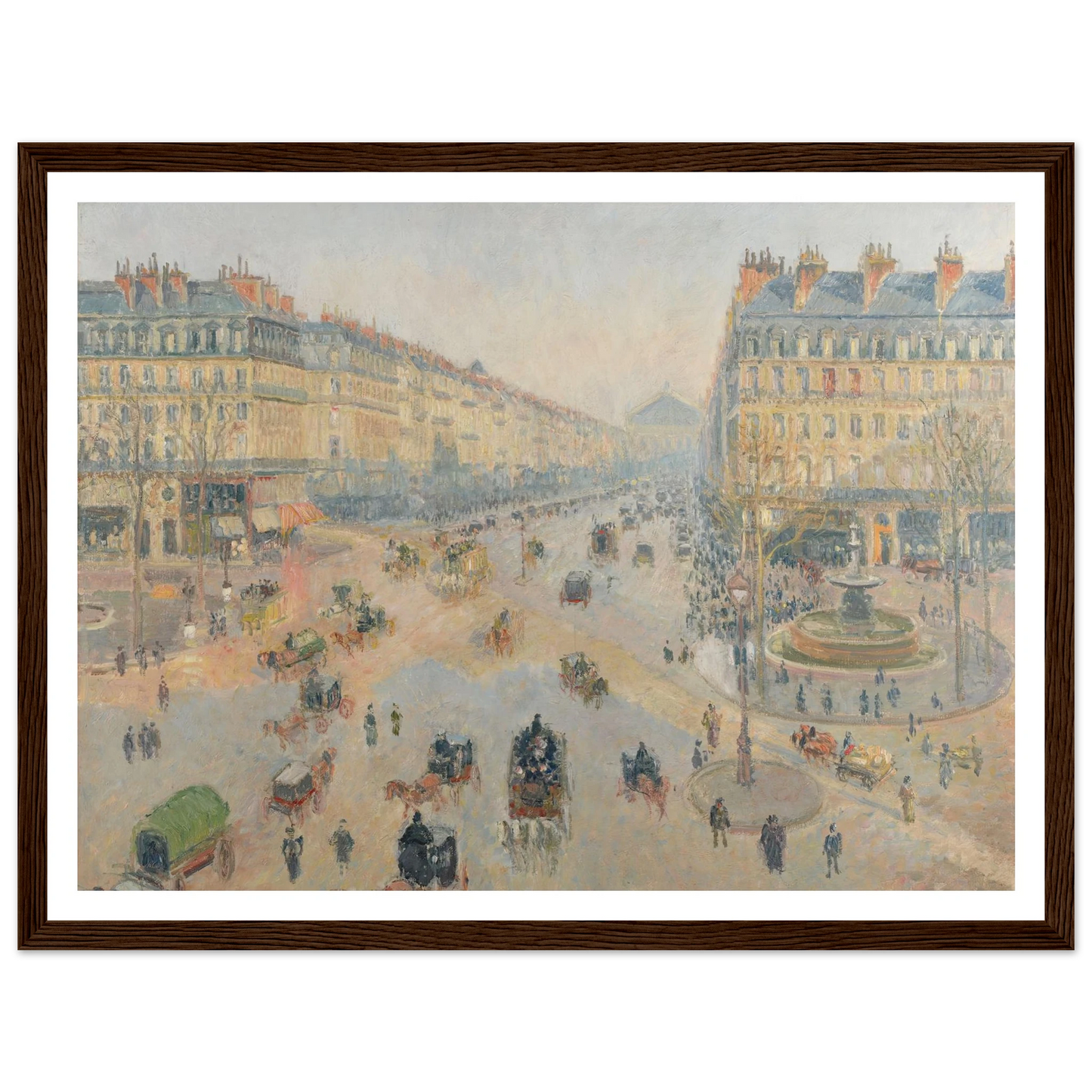 L’Avenue de l’Opéra (1898) Art Print | Camille Pissarro-Quipham Collections