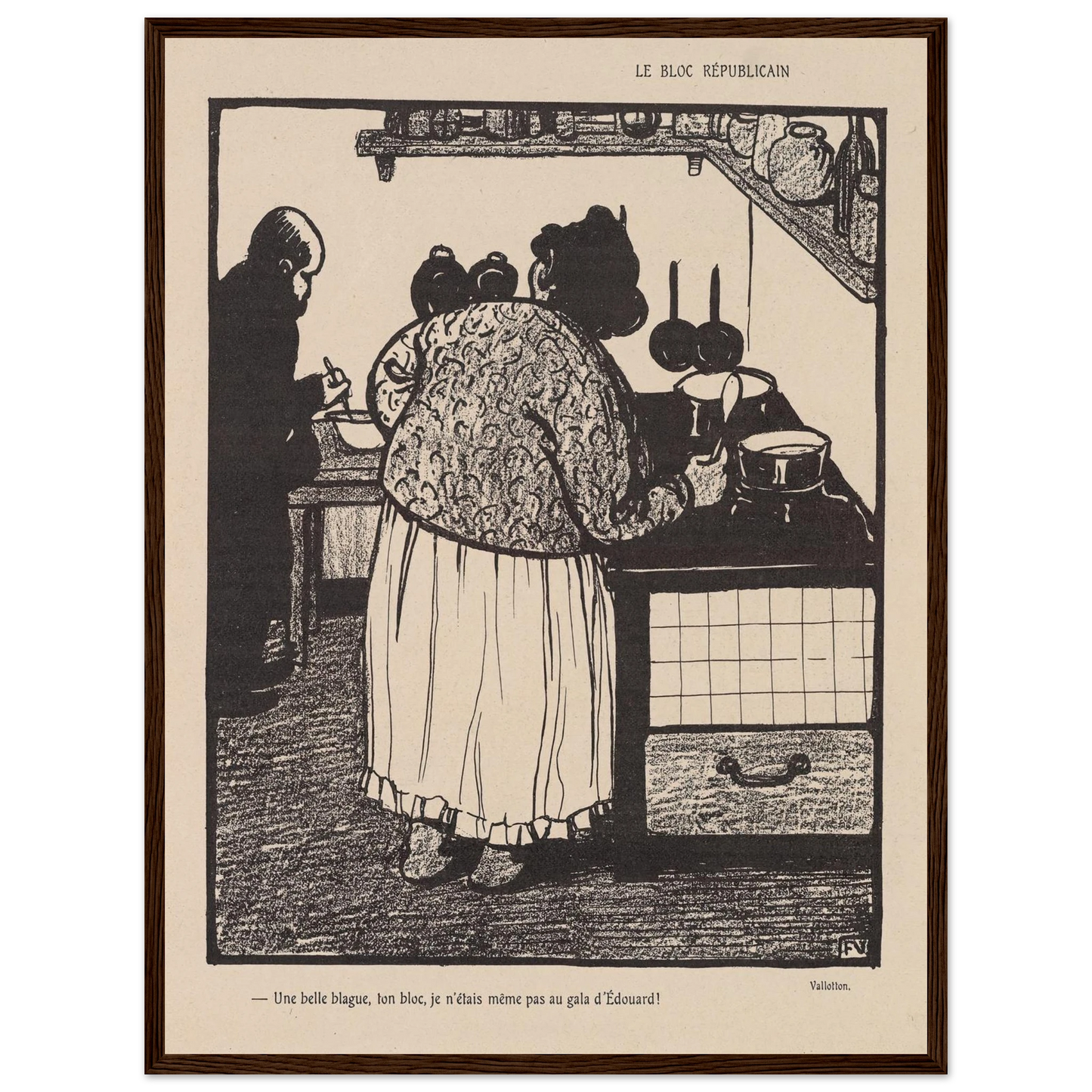 22 mai 1903 Art Print | Felix Vallotton-Quipham Collections