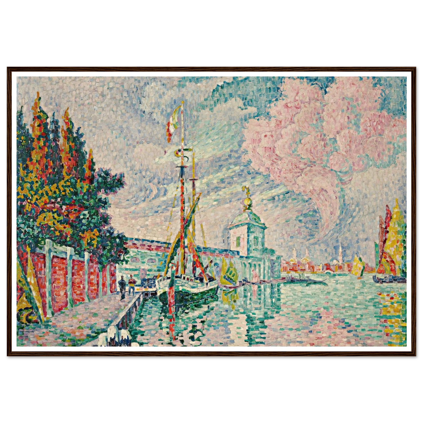 La Dogana, Venise (1923) Art Print | Paul Signac-Quipham Collections
