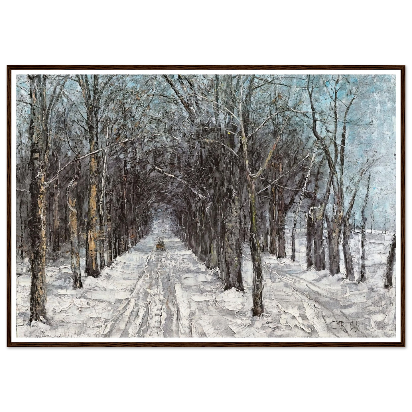 Belvedere Allee in Weimar (1889) Art Print | Christian Rohlfs-Quipham Collections