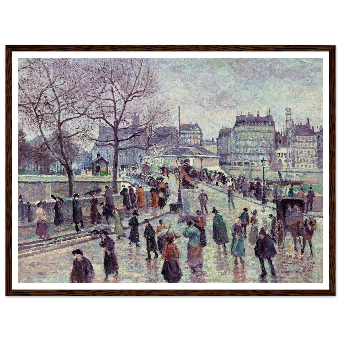 Paris, le Pont de l’Archevêché (1896) Art Print | Maximilien Luce-Quipham Collections
