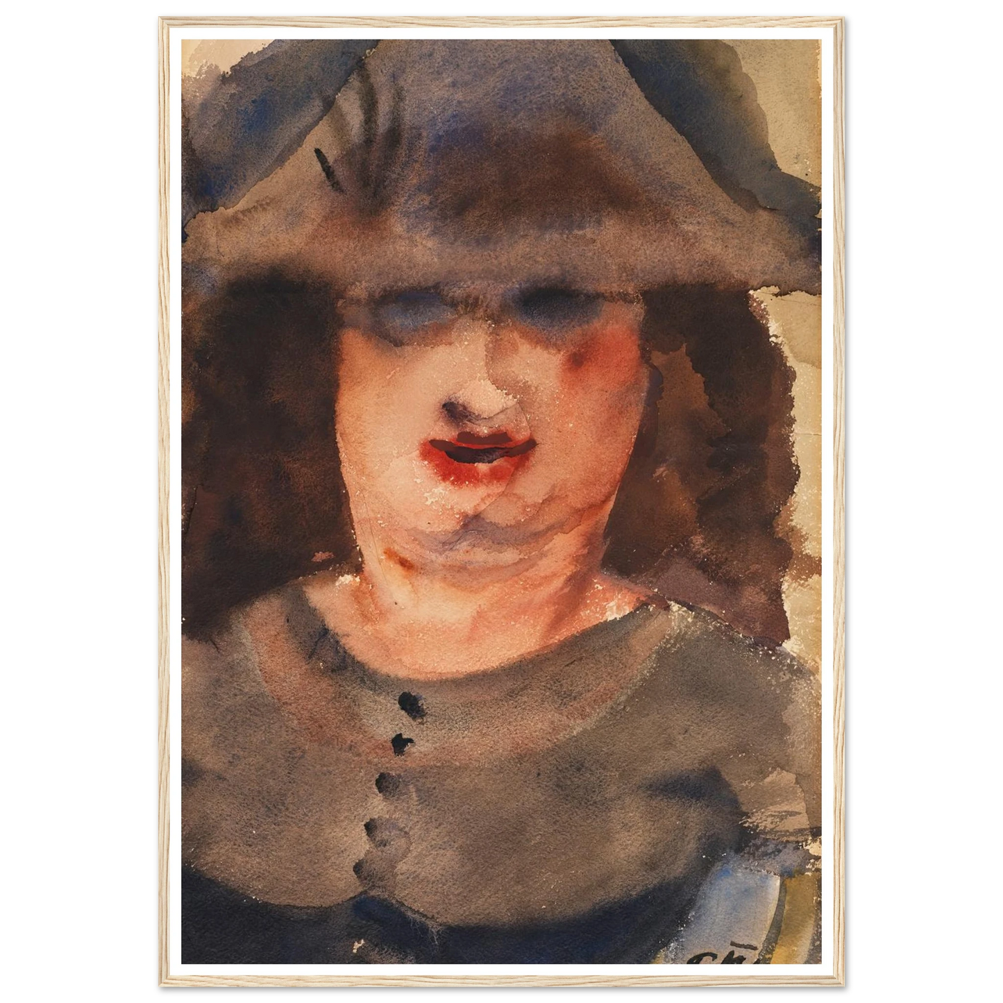 Frau (1925) Art Print | Paul Kleinschmidt-Quipham Collections