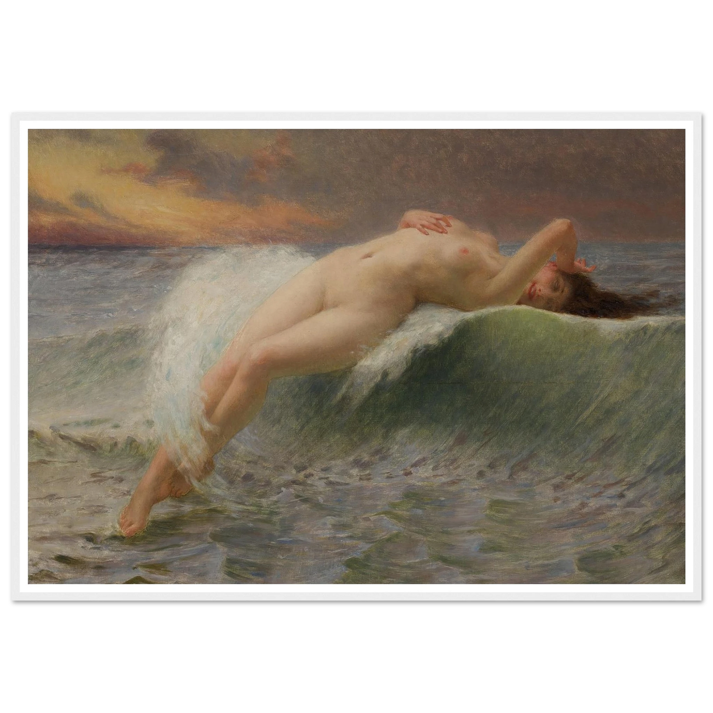La Vague Art Print | Guillaume Seignac-Quipham Collections