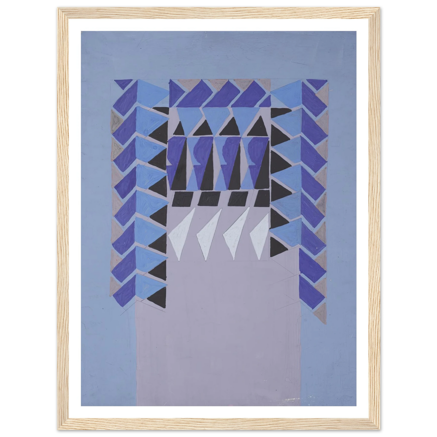 Untitled (Textile design no I) (circa 1925) Art Print | Frances Hodgkins-Quipham Collections