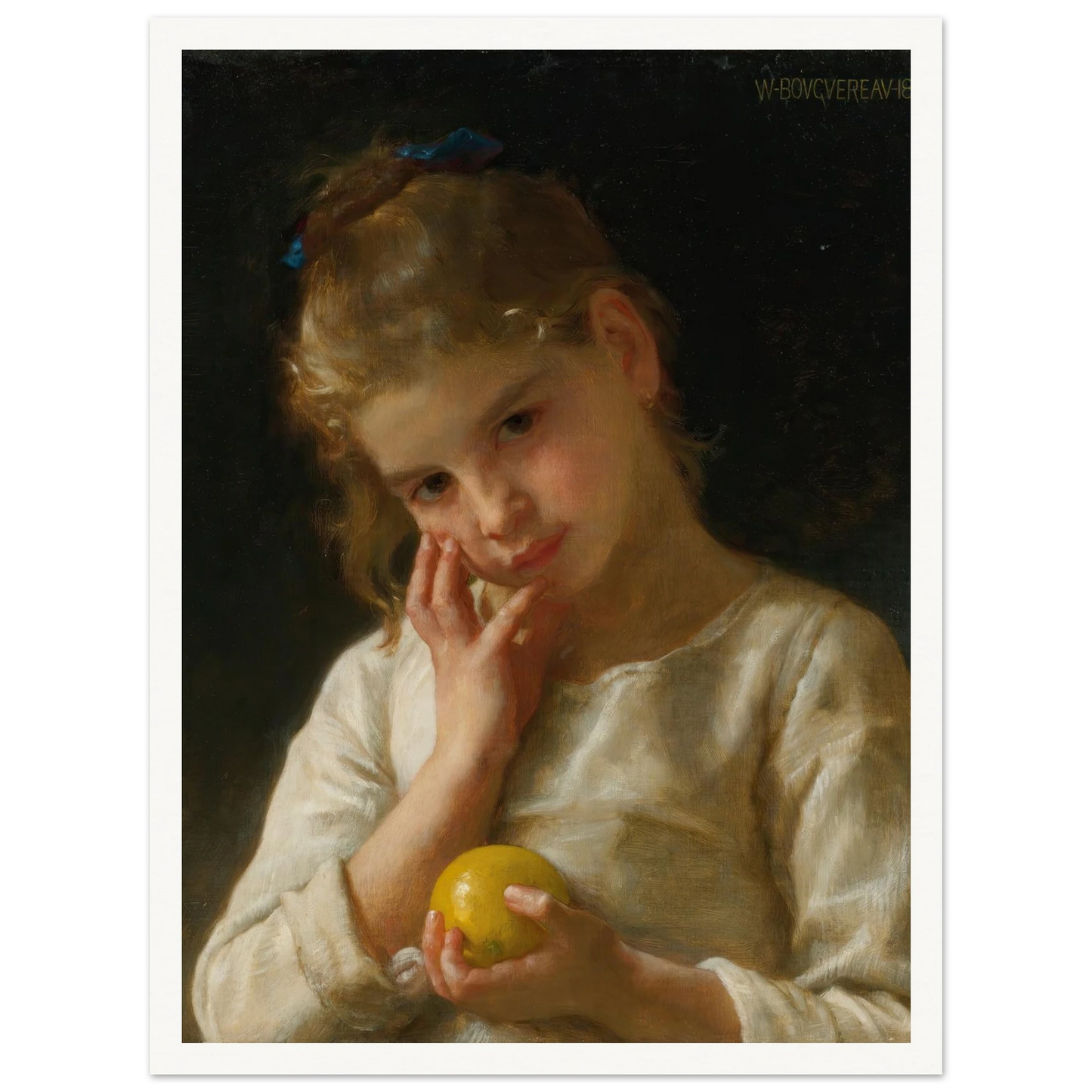 Le Citron (1899) Art Print | William Bouguereau-Quipham Collections