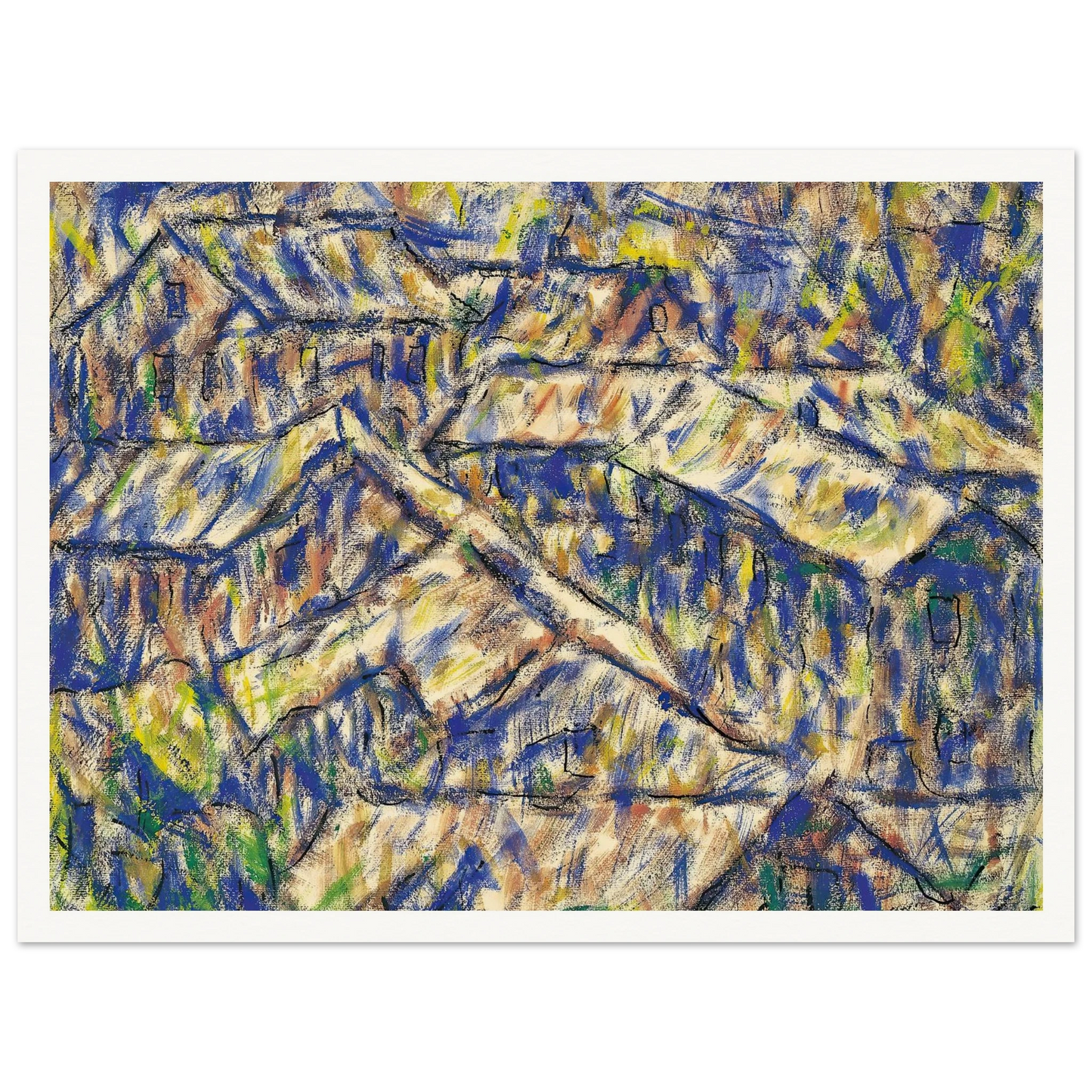 Granithäuser (Arcegno) (1927) Art Print | Christian Rohlfs-Quipham Collections