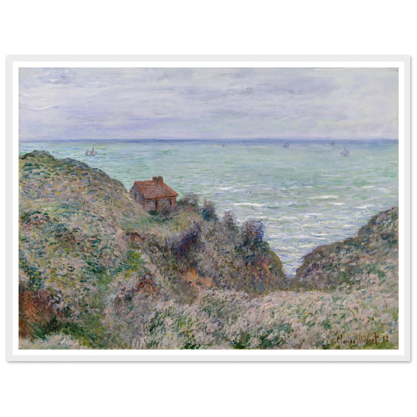 Cabin of the Customs Watch (1882) Art Print | Claude Monet-Quipham Collections