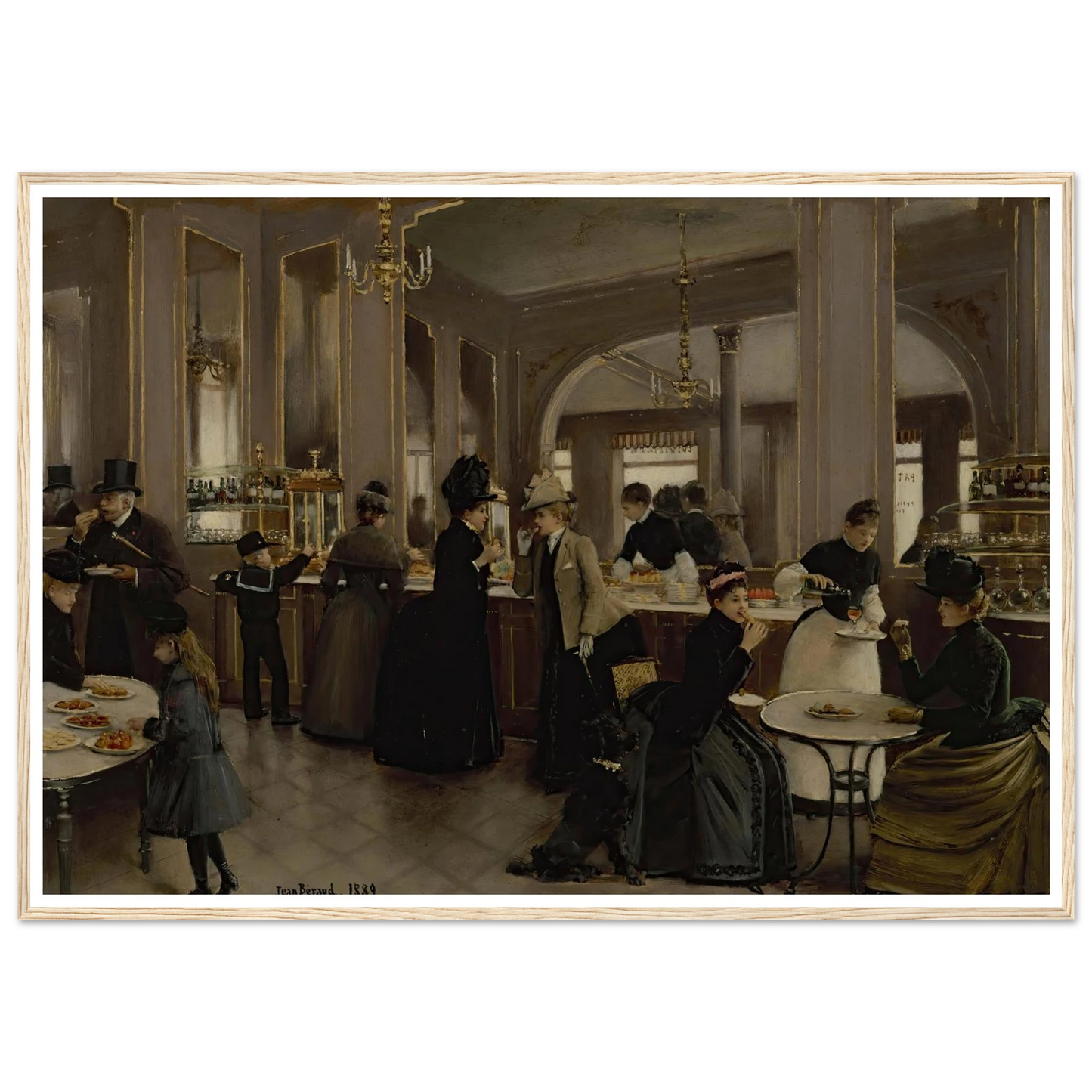La pâtisserie Gloppe (1889) Art Print | Jean Beraud-Quipham Collections
