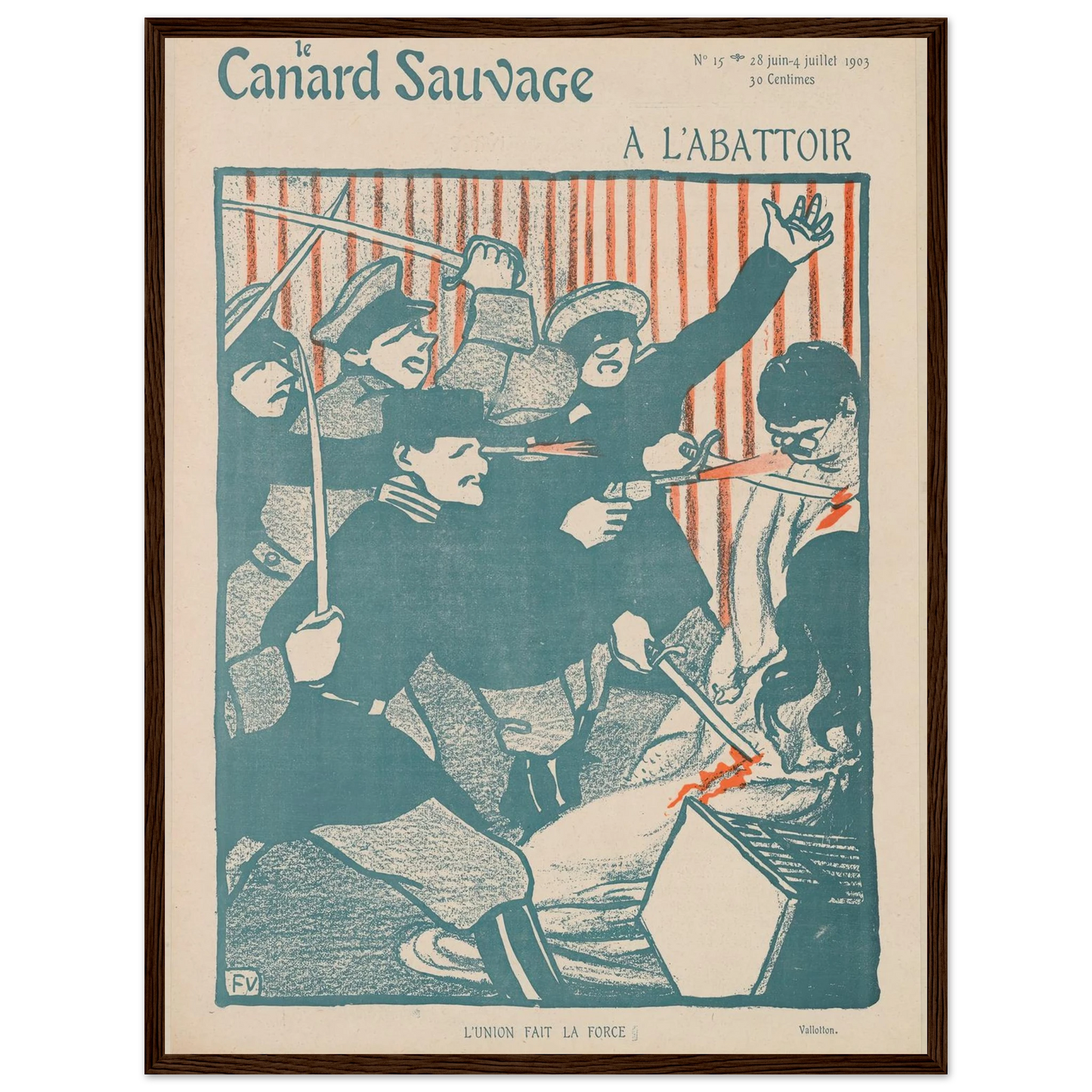 28 juin au 4 juillet 1903 Art Print | Felix Vallotton-Quipham Collections