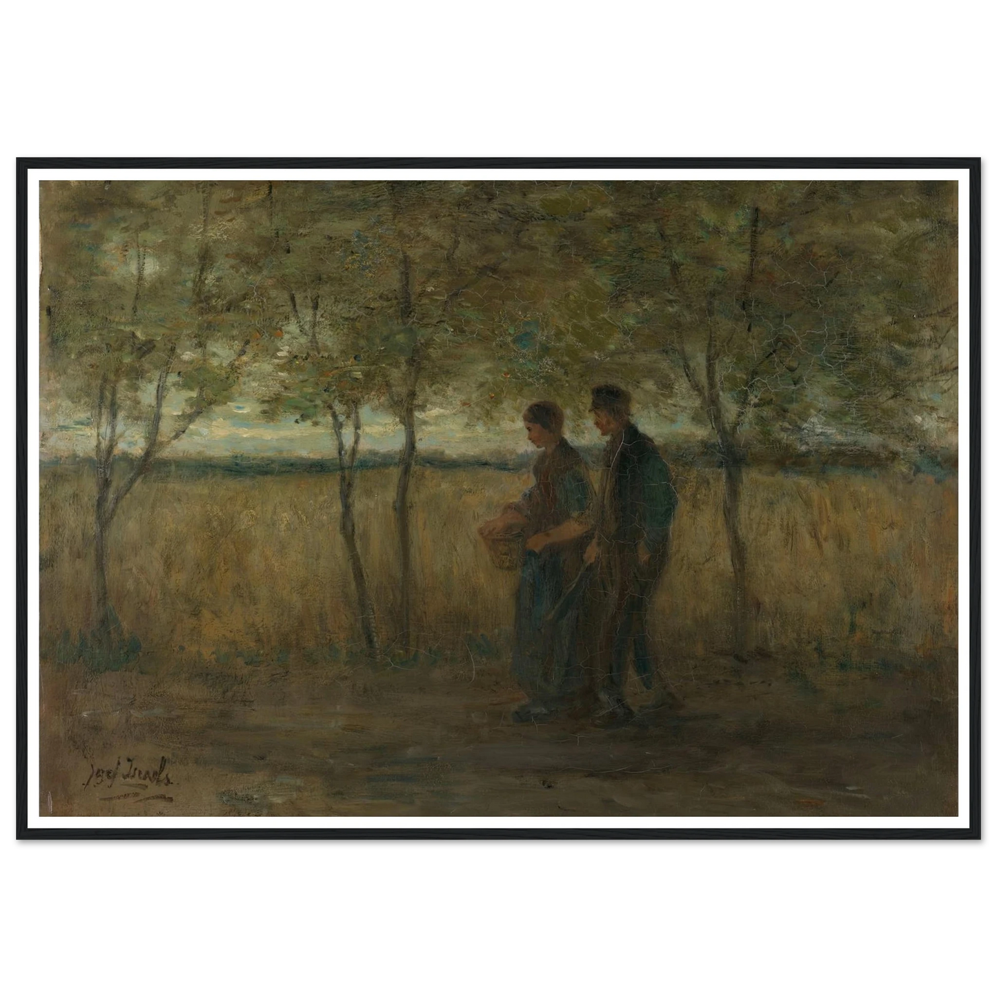 ‘Turning homewards’ (1860 - 1911) Art Print | Jozef Israels-Quipham Collections
