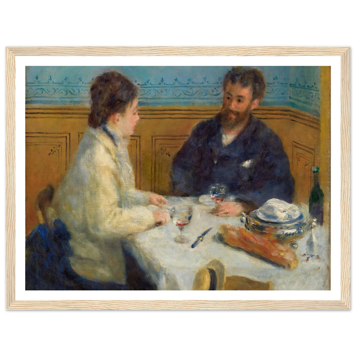 Luncheon (Le Déjeuner) (1875) Art Print | Pierre Auguste Renoir-Quipham Collections