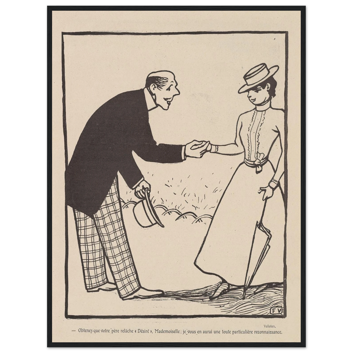 1er août 1903 Art Print | Felix Vallotton-Quipham Collections