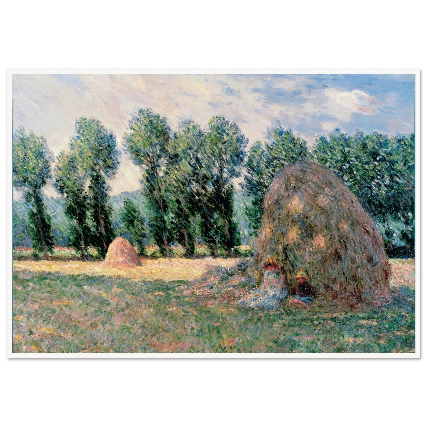 Haystacks (1885) Art Print | Claude Monet-Quipham Collections