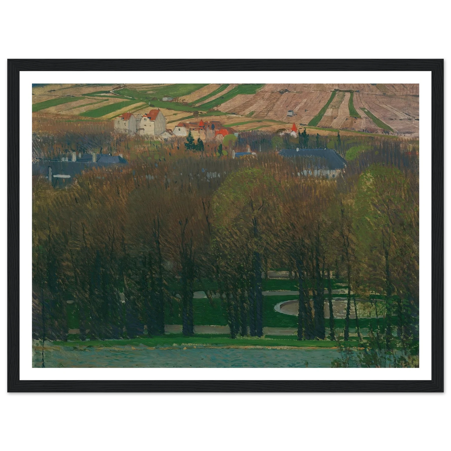 Blick von Heiligenstadt auf den Nußberg (1903) Art Print | Carl Moll-Quipham Collections