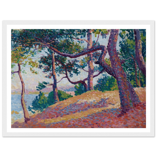Paysage à Saint-Tropez (1892) Art Print | Maximilien Luce-Quipham Collections