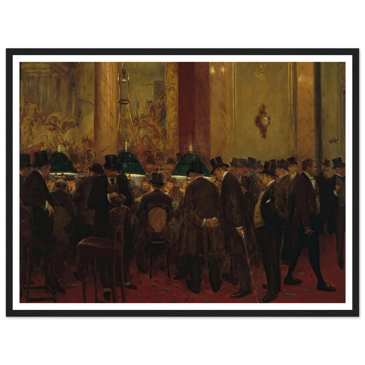 Au cercle (1908) Art Print | Jean Beraud-Quipham Collections