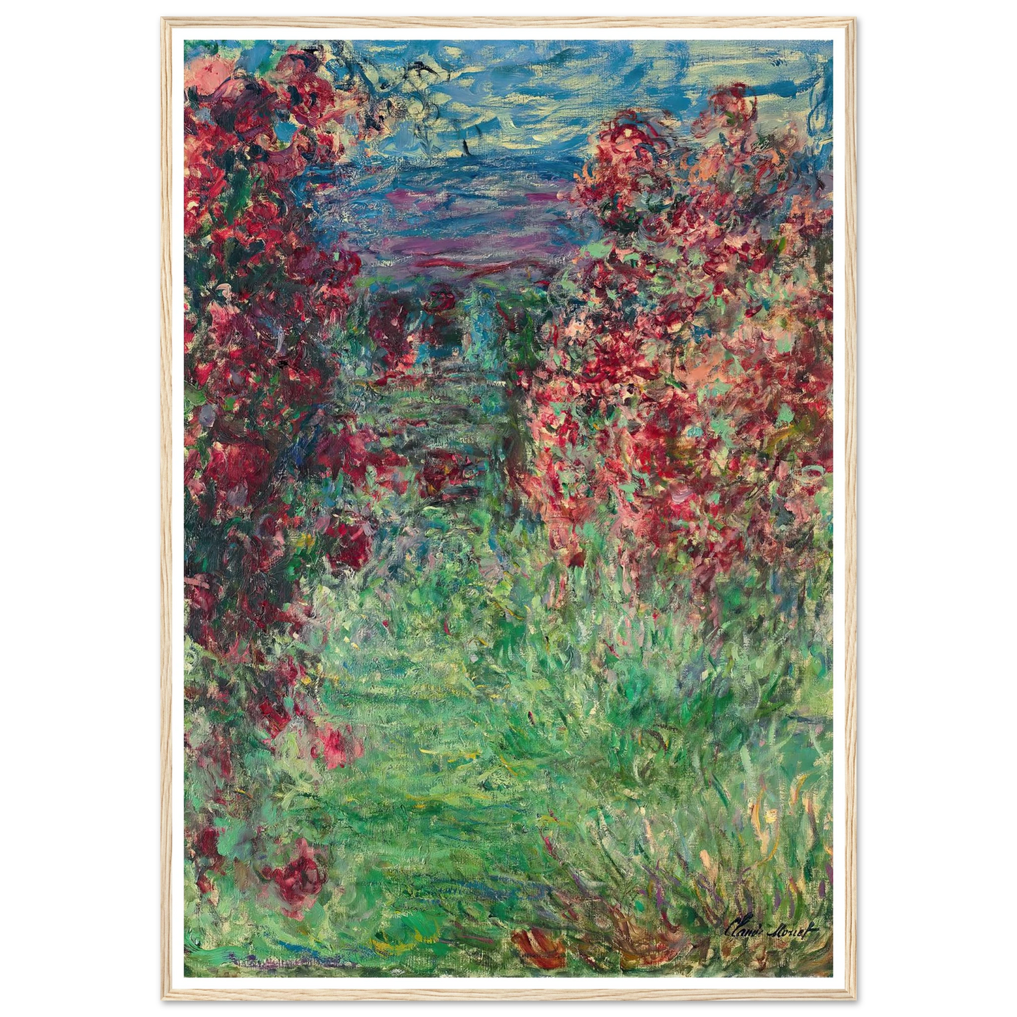 La maison dans les roses (1925) Art Print | Claude Monet-Quipham Collections