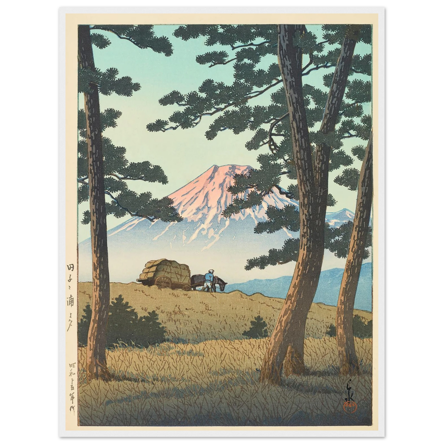 Tago no ura no yube (Evening at Tago Bay) (1940) Art Print | Kawase Hasui-Quipham Collections
