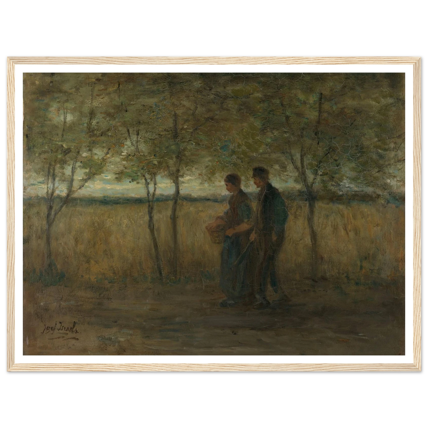 ‘Turning homewards’ (1860 - 1911) Art Print | Jozef Israels-Quipham Collections