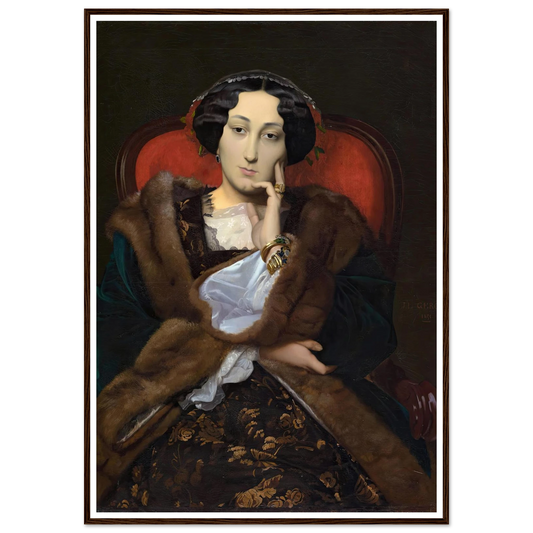 Portrait of a Woman (1851) Art Print | Jean Leon Gerome-Quipham Collections
