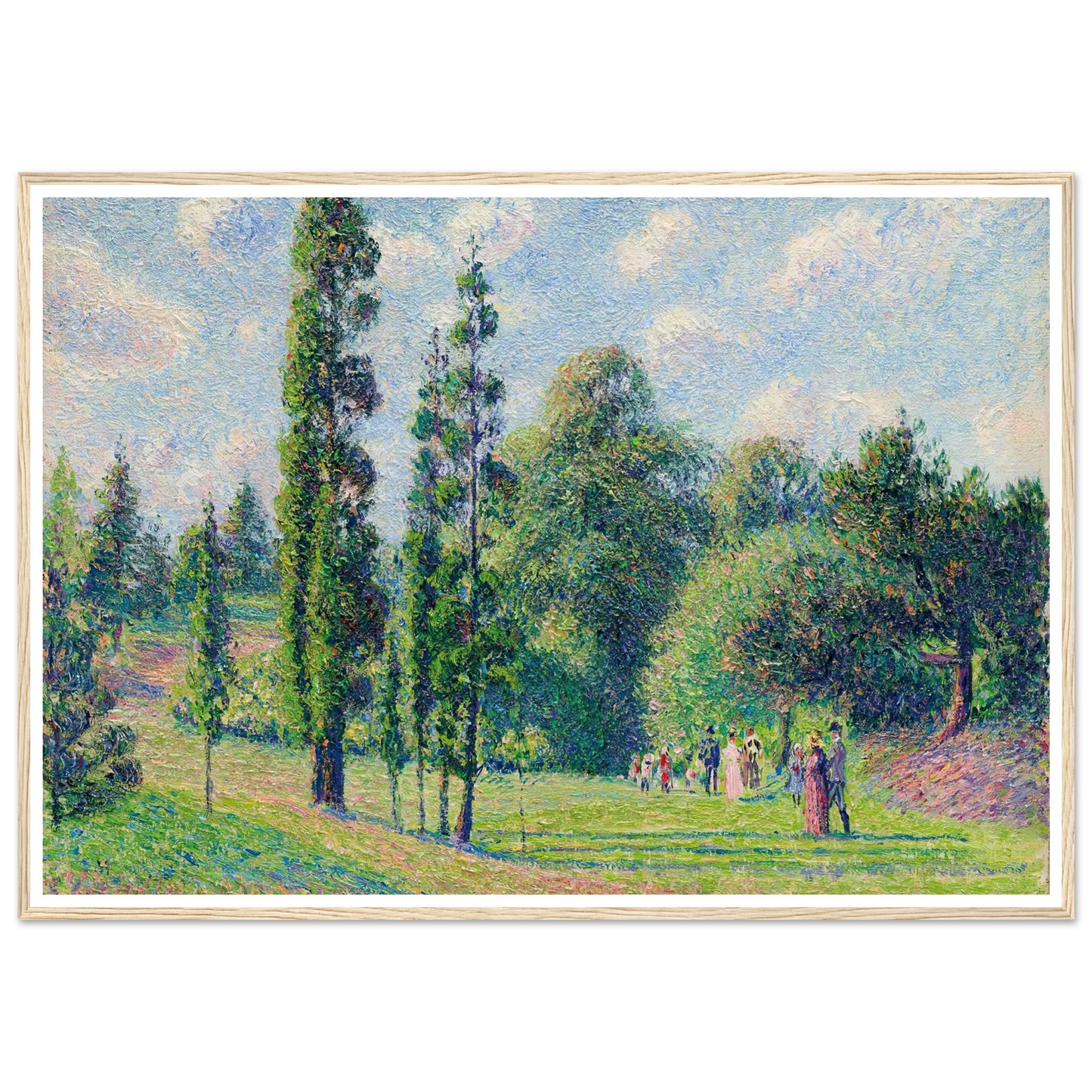 Jardin de Kew, Londres, près d’un étang (1892) Art Print | Camille Pissarro-Quipham Collections