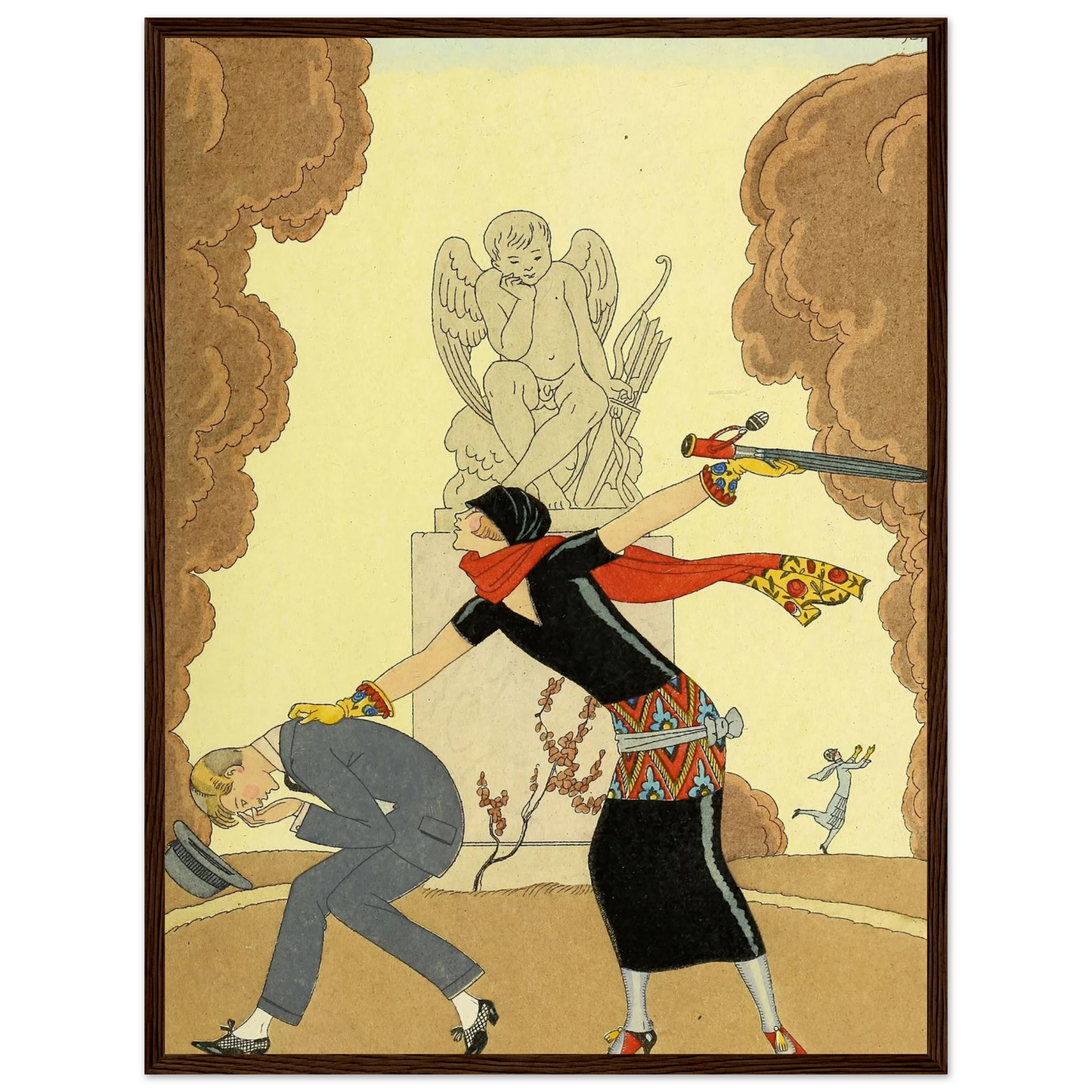 Falbalas et fanfreluches, La Colère (1925) Art Print | George Barbier-Quipham Collections