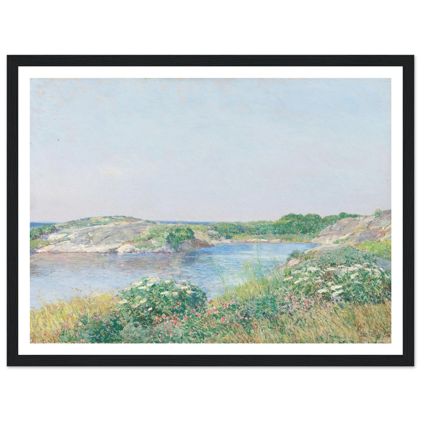 The Little Pond, Appledore (1890) Art Print | Childe Hassam-Quipham Collections