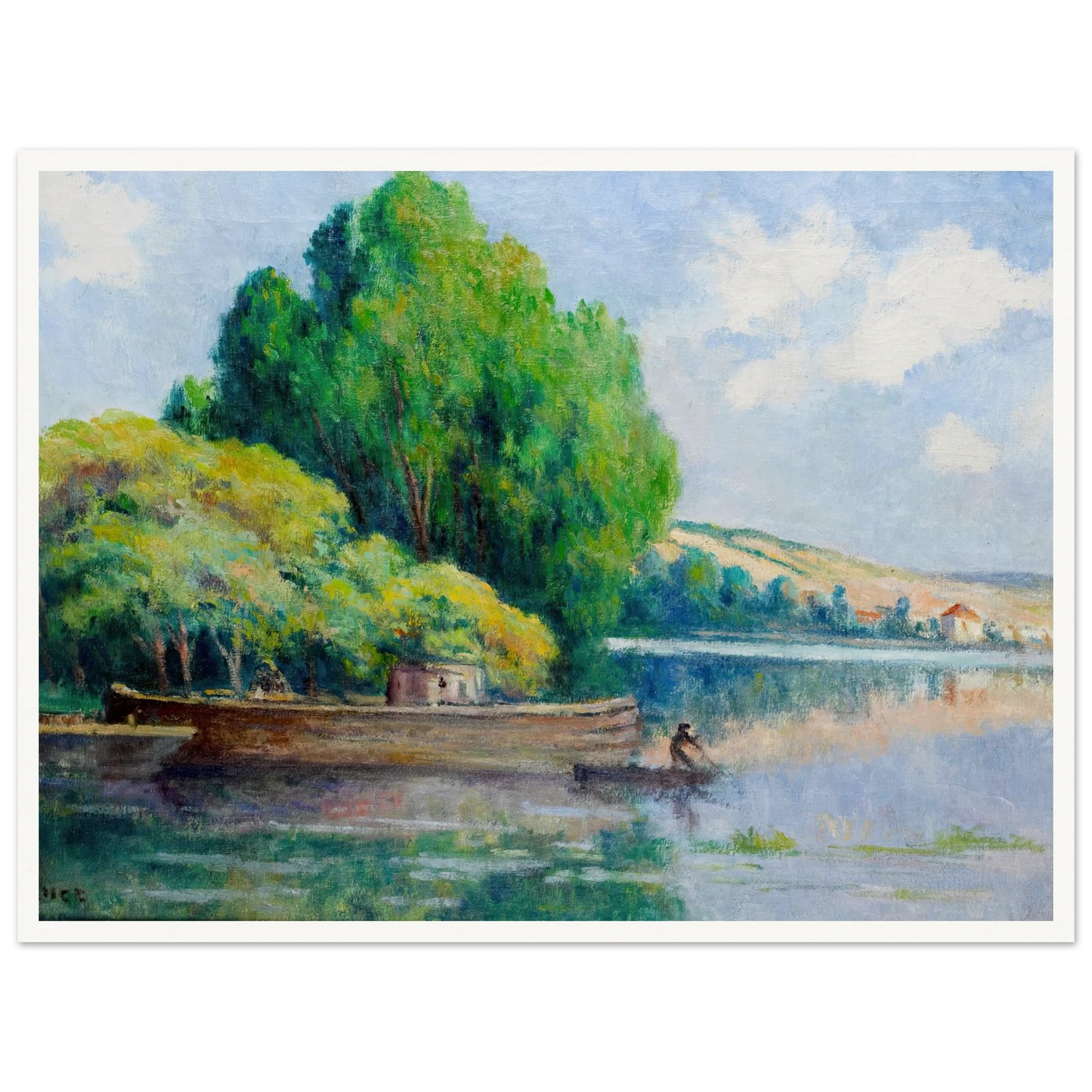 Rivière Art Print | Maximilien Luce-Quipham Collections