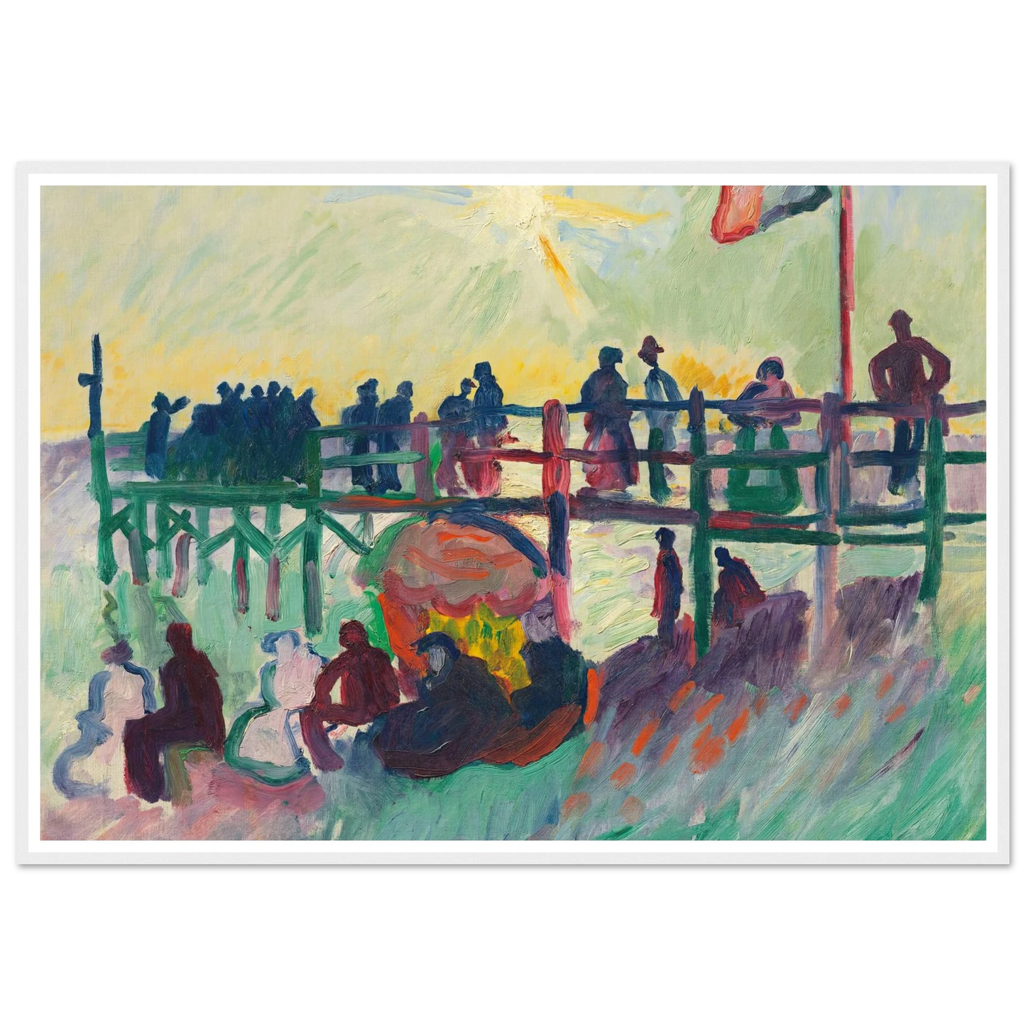 L’estacade au Havre (1905-1906) Art Print | Raoul Dufy-Quipham Collections