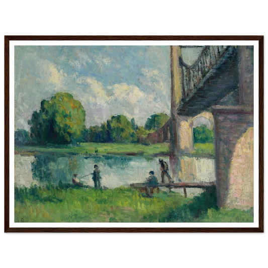 Pont Aux Environs D’angers (1916) Art Print | Maximilien Luce-Quipham Collections