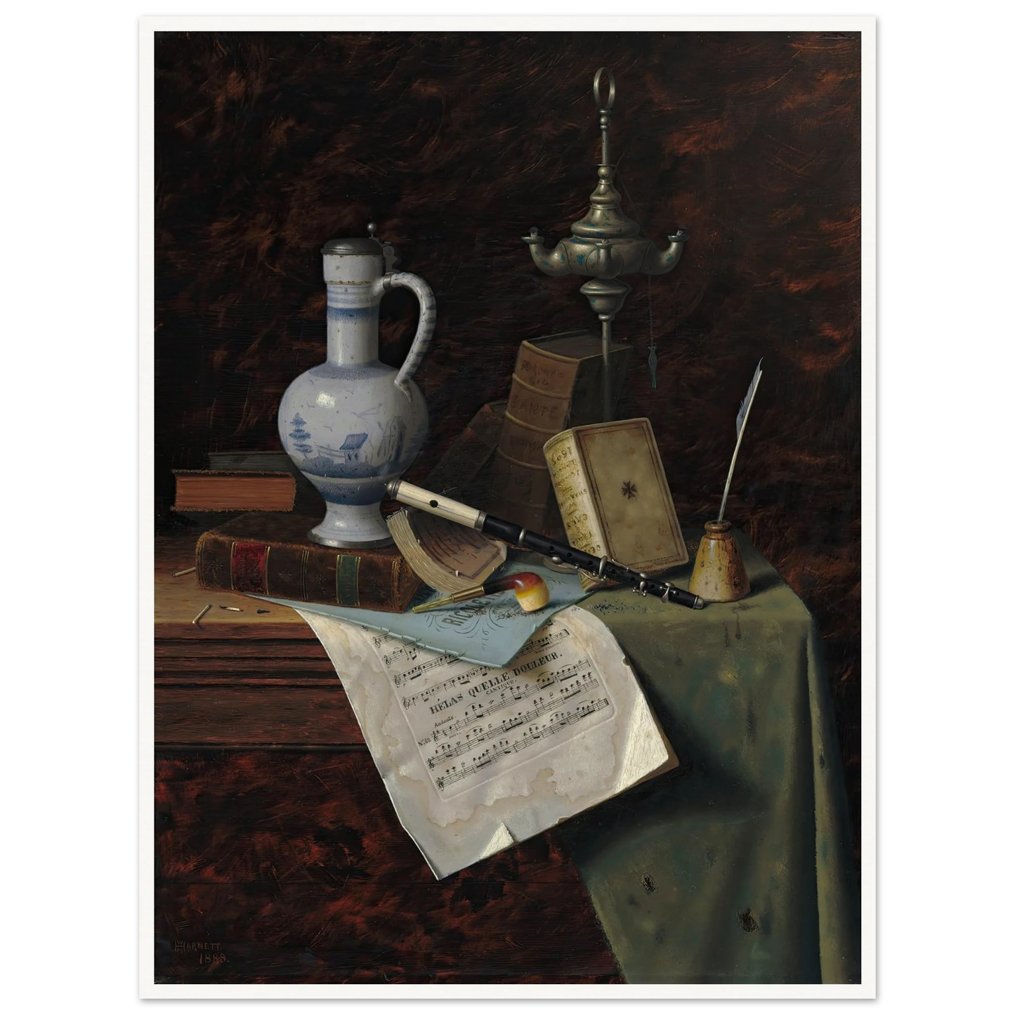 My Gems (1888) Art Print | William Michael Harnett-Quipham Collections