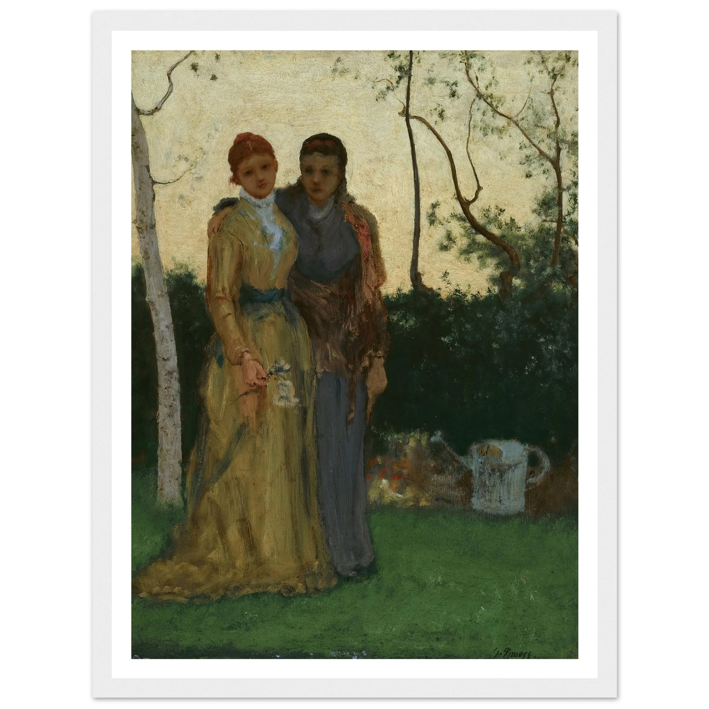 The Sisters (1882) Art Print | George Inness-Quipham Collections