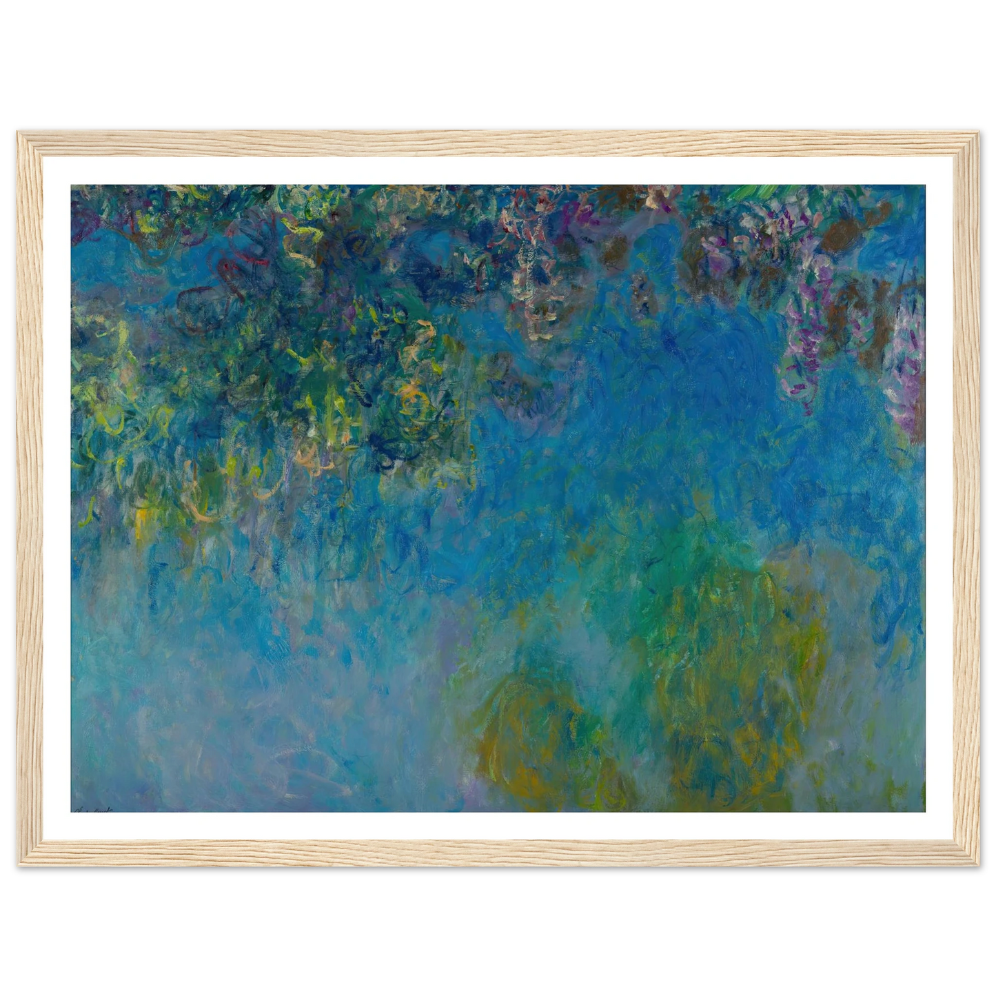 Wisteria (circa 1925) Art Print | Claude Monet-Quipham Collections