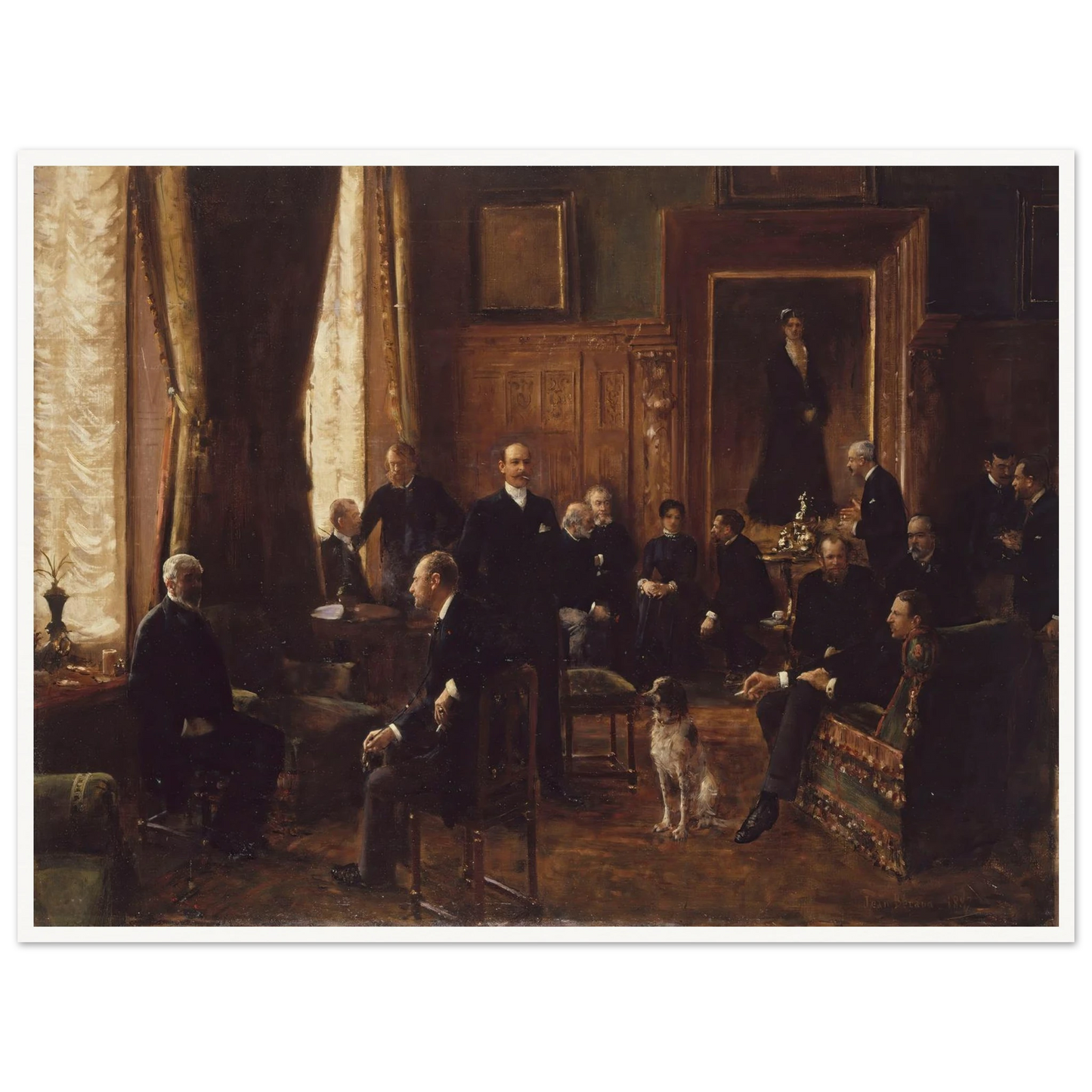 Le salon de la comtesse Potocka (1887) Art Print | Jean Beraud-Quipham Collections