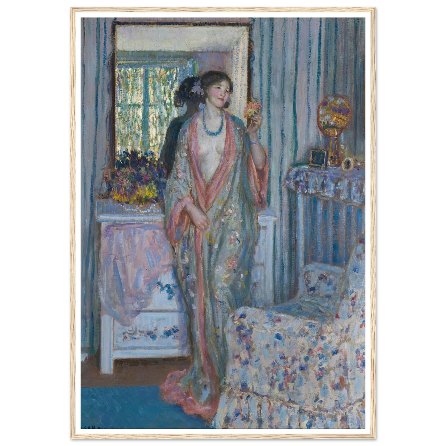 The Robe (1915) Art Print | Frederick Carl Frieseke-Quipham Collections