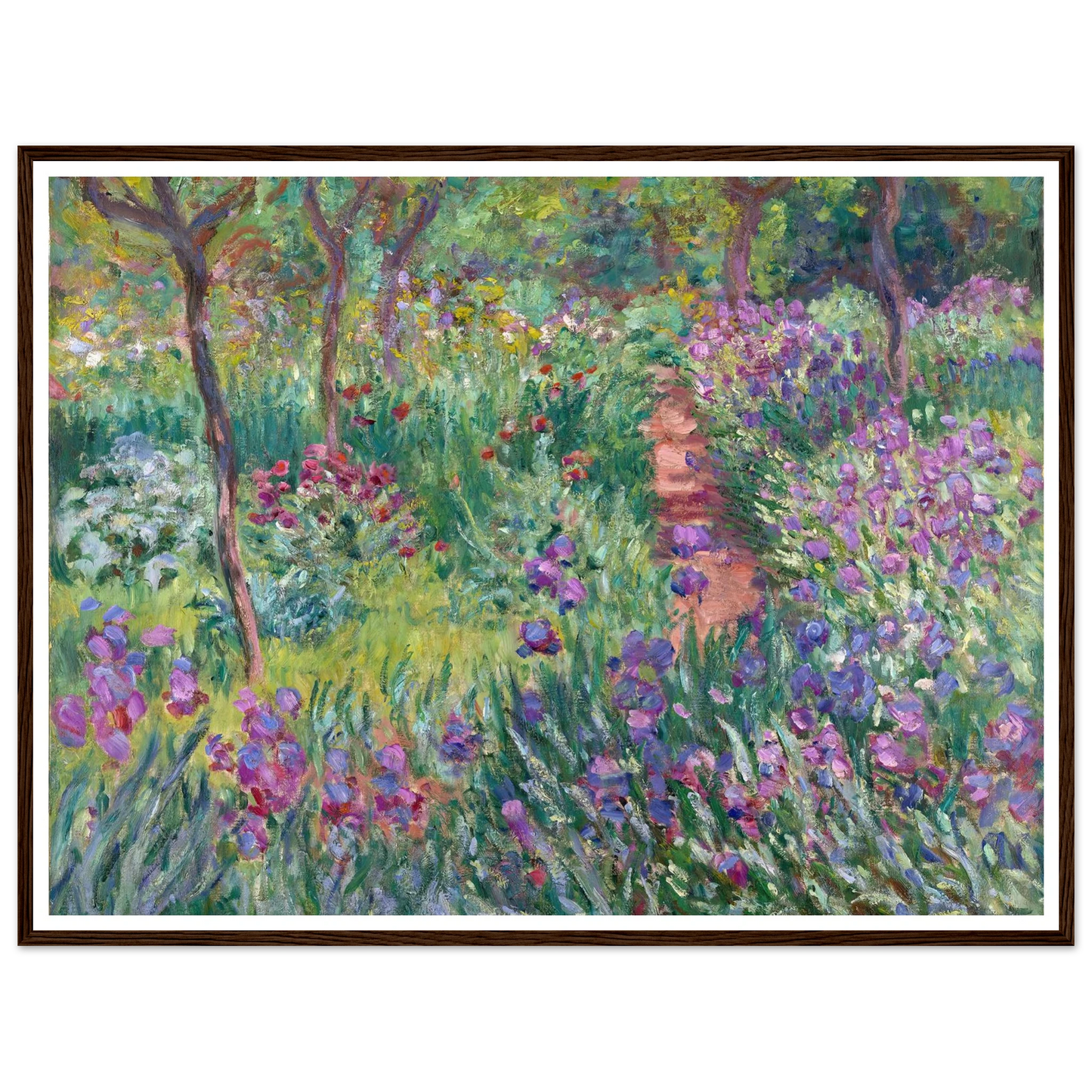 The Artist’s Garden in Giverny (1900) Art Print | Claude Monet-Quipham Collections