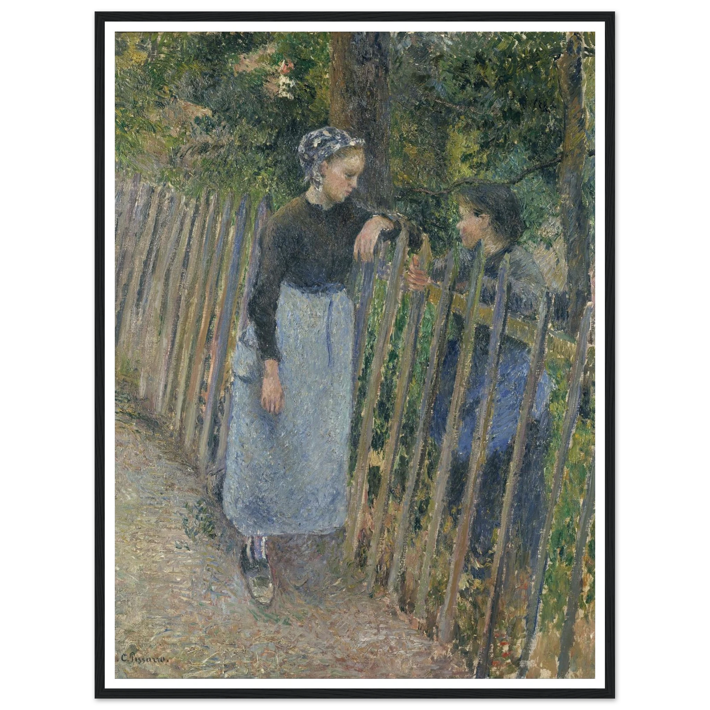 Conversation Art Print | Camille Pissarro-Quipham Collections