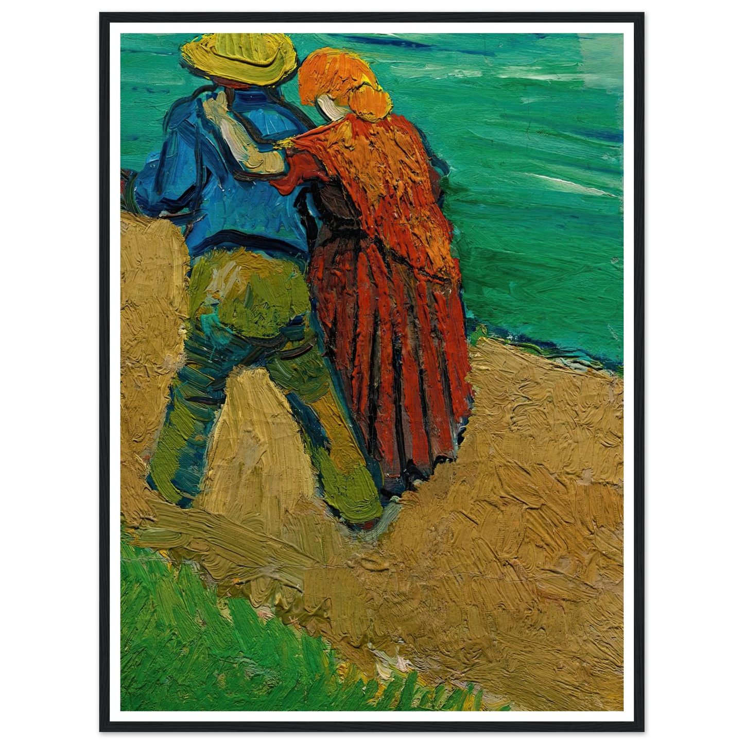 Eglogue En Provence – Un Couple D’amoureux (1888) Art Print | Vincent van Gogh-Quipham Collections
