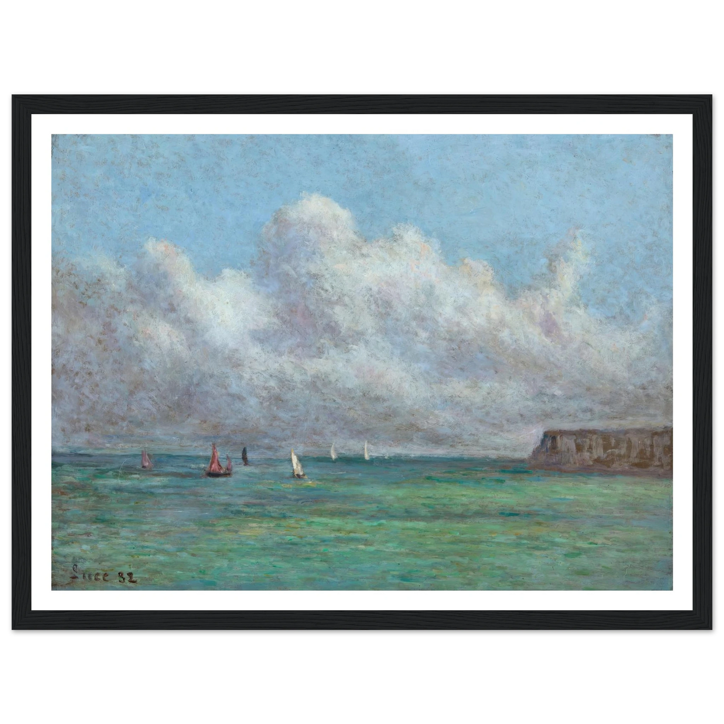 Mer, Somme (1932) Art Print | Maximilien Luce-Quipham Collections